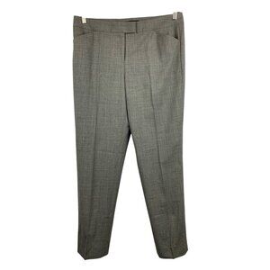 Lafayette 148 New York Womens Wool-Blend Pants Size 10 Gray